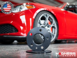 Alfa Romeo Giulia Wheel Spacers - MADNESS - 5mm & 15mm - set of 4 w/ extended bolts